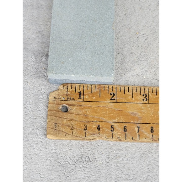 Vintage Dual Sided Sharpening Stone 6 Inch Silicon Carbide Combination Oil Stone - Picture 8 of 8